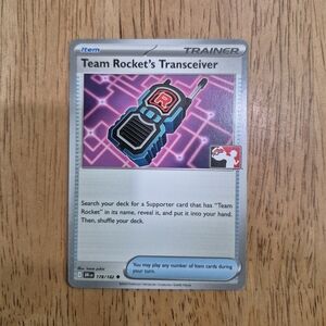 QTY 1 Pokemon Team Rocket's Transceiver Trainer Item Card